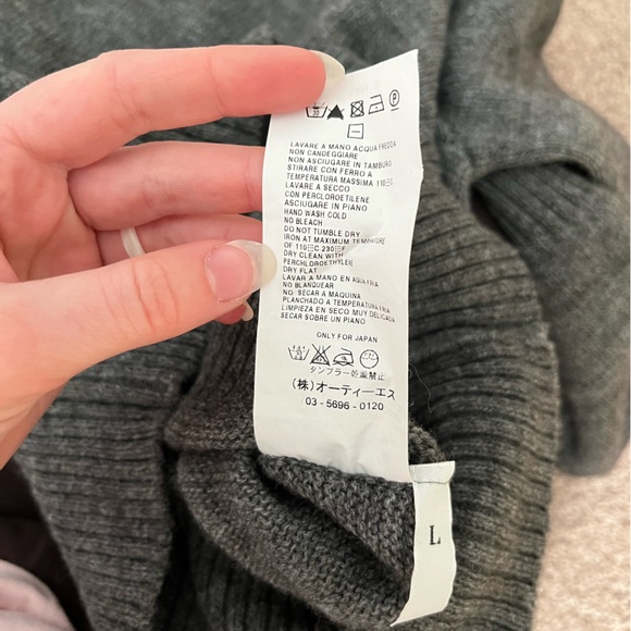 SportMax Gray Turtleneck with Puff Sleeves - Picture 9 of 9